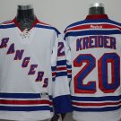 20 Chris Kreider Stitched Hockey Jersey Color while 1