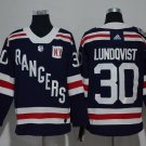 30 Henrik Lundqvist Stitched Hockey Jersey Color black 1