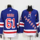 61 Rick Nash Stitched Hockey Jersey Color blue 4