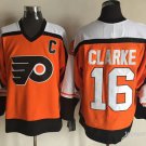 16 Bobby Clarke Stitched Hockey Jersey Color orange 1