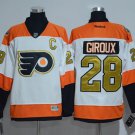 28 Claude Giroux Stitched Hockey Jersey Color while 2