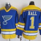1 Glenn Hall Stitched Hockey Jersey Color blue 1