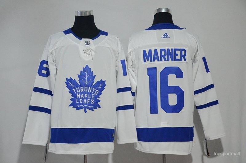 16 Mitchell Marner Stitched Hockey Jersey Color while 2