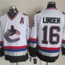16 Trevor Linden Stitched Hockey Jersey Color while 2