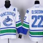 22 Daniel Sedin Stitched Hockey Jersey Color while 1