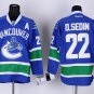22 Daniel Sedin Stitched Hockey Jersey Color blue 1