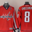 8 Alex Ovechkin Stitched Hockey Jersey Color black 1