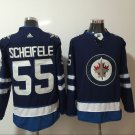 55 Mark Scheifele Stitched Hockey Jersey Color blue 1