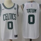 0 Jayson Tatum Stitched Basketball Jersey Color while 1