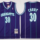 30 Dell Curry Stitched Basketball Jersey Color blue 1