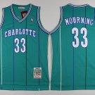 33 Alonzo Mourning Stitched Basketball Jersey Color green 1