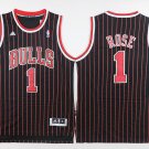  1 Derrick Rose Stitched Basketball Jersey Color black 1