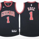  1 Derrick Rose Stitched Basketball Jersey Color black 2