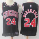 24 Lauri Markkanen Stitched Basketball Jersey Color black 1