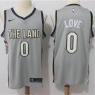 0 Kevin Love Stitched Basketball Jersey Color grey 1