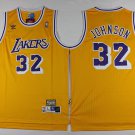 32 Magic Johnson Stitched Basketball Jersey Color yellow 1