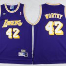 42 Artest Worthy Stitched Basketball Jersey Color blue 1