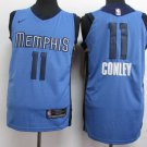 11 Mike Conley Stitched Basketball Jersey Color blue 2