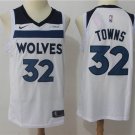 32 Karl Anthony Stitched Basketball Jersey Color while 1
