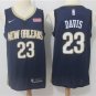 23 Anthony Davis Stitched Basketball Jersey Color blue 1
