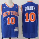 10 Walt Frazier Stitched Basketball Jersey Color blue 1