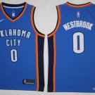 0 Russell Westbrook Stitched Basketball Jersey Color blue 2