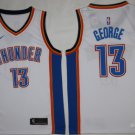  13 Paul George Stitched Basketball Jersey Color while 1