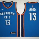  13 Paul George Stitched Basketball Jersey Color blue 1