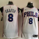 8 Jahlil Okafor Stitched Basketball Jersey Color while 1