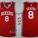 8 Jahlil Okafor Stitched Basketball Jersey Color red 1