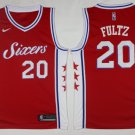 20 Markelle Fultz Stitched Basketball Jersey Color red 1