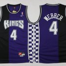 4 Chirs Webber Purple Stitched Basketball Jersey Color 1