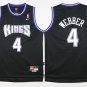 4 Chirs Webber Purple Stitched Basketball Jersey Color black 1
