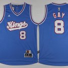  8 Rudy Gay Stitched Basketball Jersey Color blue 1