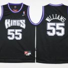 55 Jason Williams Stitched Basketball Jersey Color black 1
