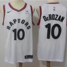 10 DeMar DeRozan Stitched Basketball Jersey Color while 1