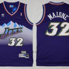 32 Karl Malone Stitched Basketball Jersey Color blue 1