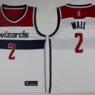 2 John Wall Stitched Basketball Jersey Color while 1