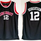 12 Oscar Robertson Stitched Basketball Jersey Color black 1