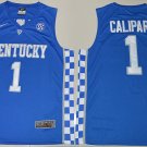 1 John Calipari Stitched Basketball Jersey Color blue 1