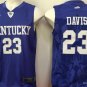 23 Anthony Davis Stitched Basketball Jersey Color blue 1