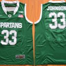 33 Magic Johnson Stitched Basketball Jersey Color green 2
