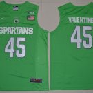  45 Denzel Valentine Stitched Basketball Jersey Color green 1