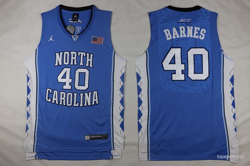 40 Harrison Barnes Stitched Basketball Jersey Color blue 1