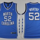 52 James Worthy Stitched Basketball Jersey Color blue 1