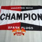 CHAMPION EQUIPPED WITH SPARK PLUGS racing flag,90*150CM