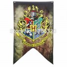 Harry Potter Hogwarts School Four Houses Crests Family Banner Flag 3X5