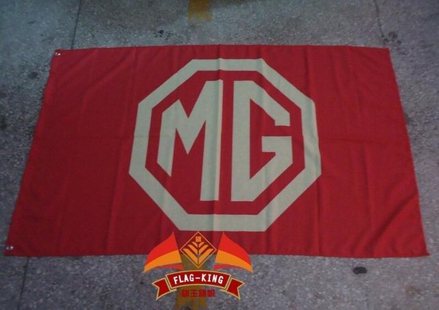 MG red Flag ,3x 5ft Polyester