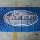 pagani the lighter blue car flag ,90X150CM size,out door use