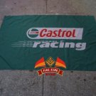 castrol racing flag, polyester 90x150 CM flag